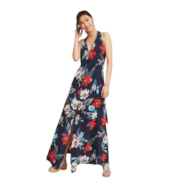 Yumi Kim Dresses & Skirts - Anthropologie Yumi Kim Silk Floral Island Punch Tango Maxi Dress Womens Medium